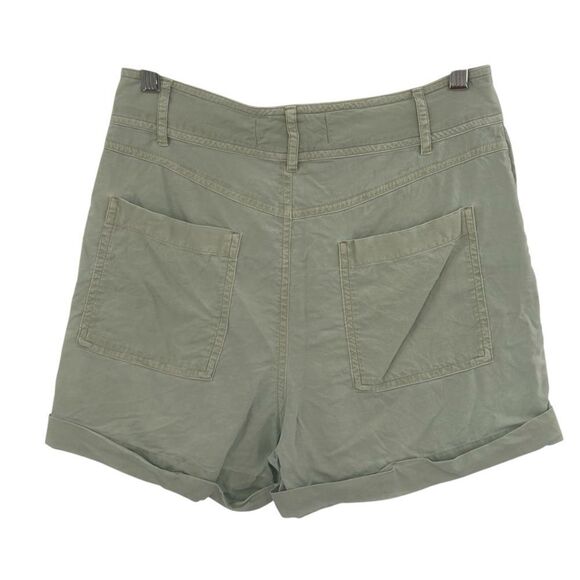 Anthropologie cloth and stone light green high waist shorts size xsmall - Picture 3 of 7
